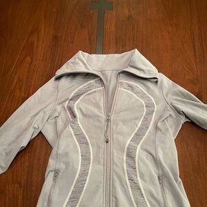 Lululemon Athletica Light Gray Ski Jacket